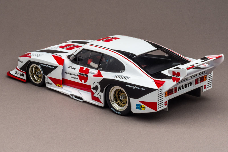 Carrera Digital124 Ford Capri Zakspeed Turbo Lili Reisenbichler N°4 – Voiture De Course 1:24 Avec LED