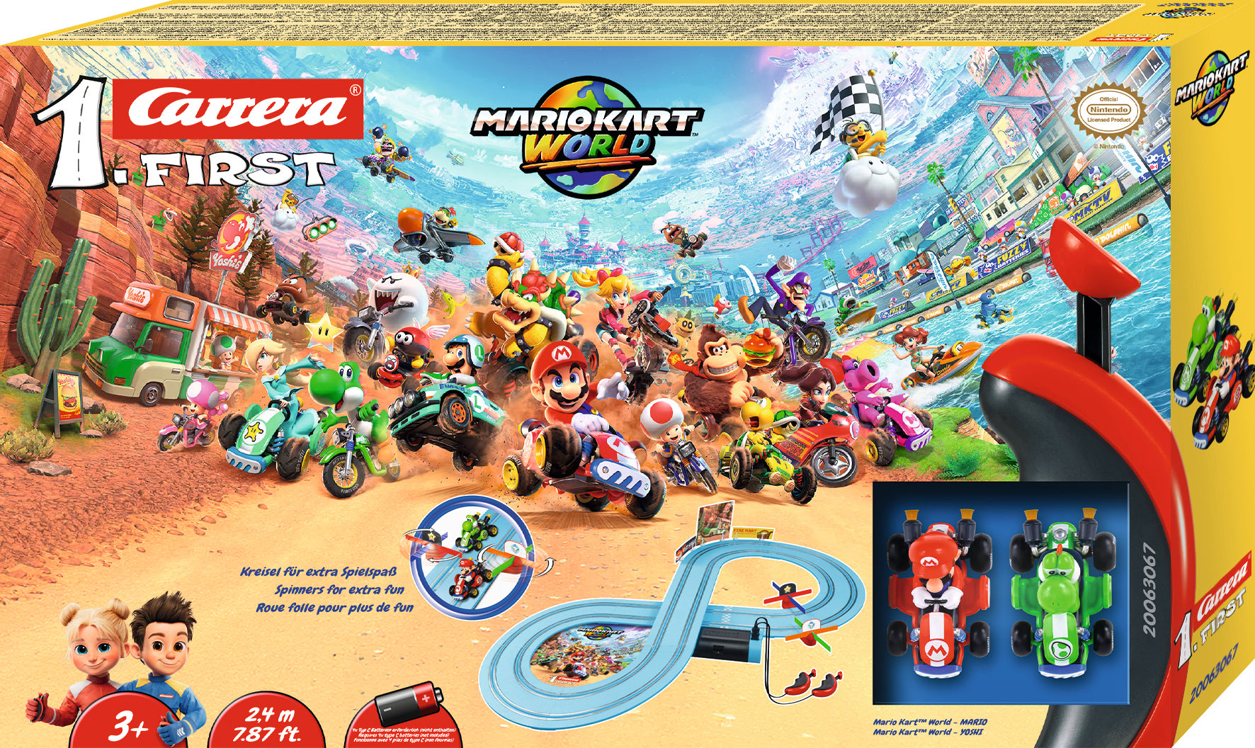 Mario Kart World Mario vs. Yoshi