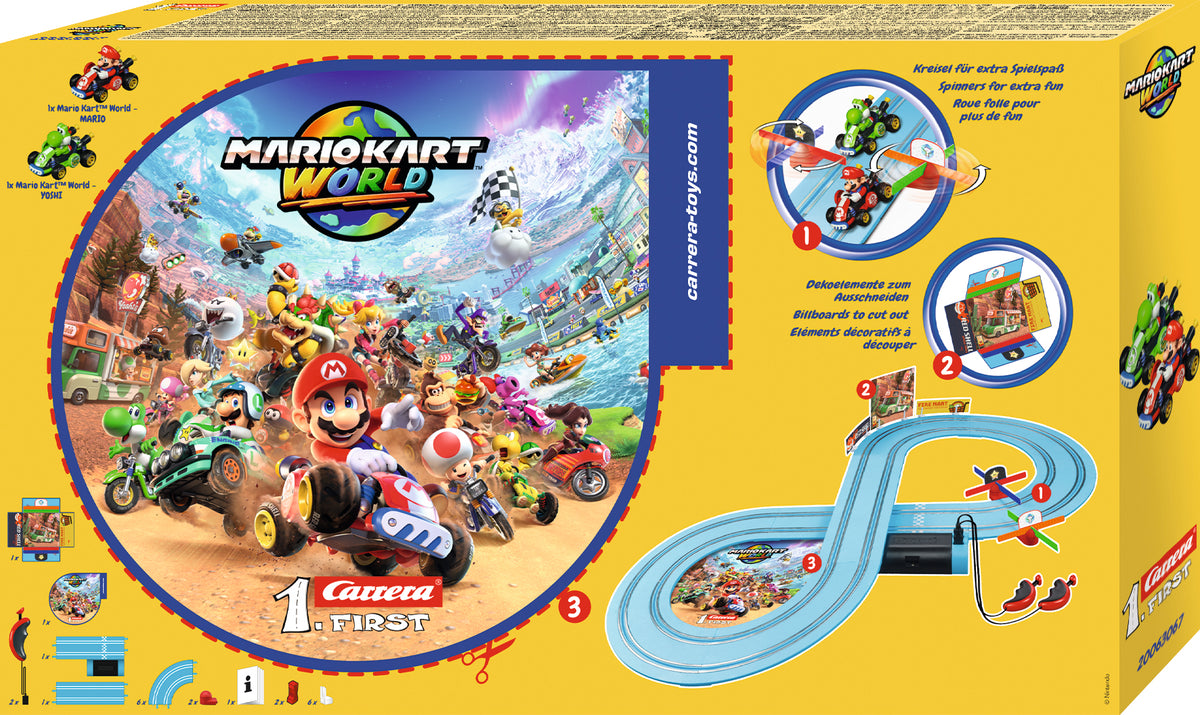 Mario Kart World Mario vs. Yoshi