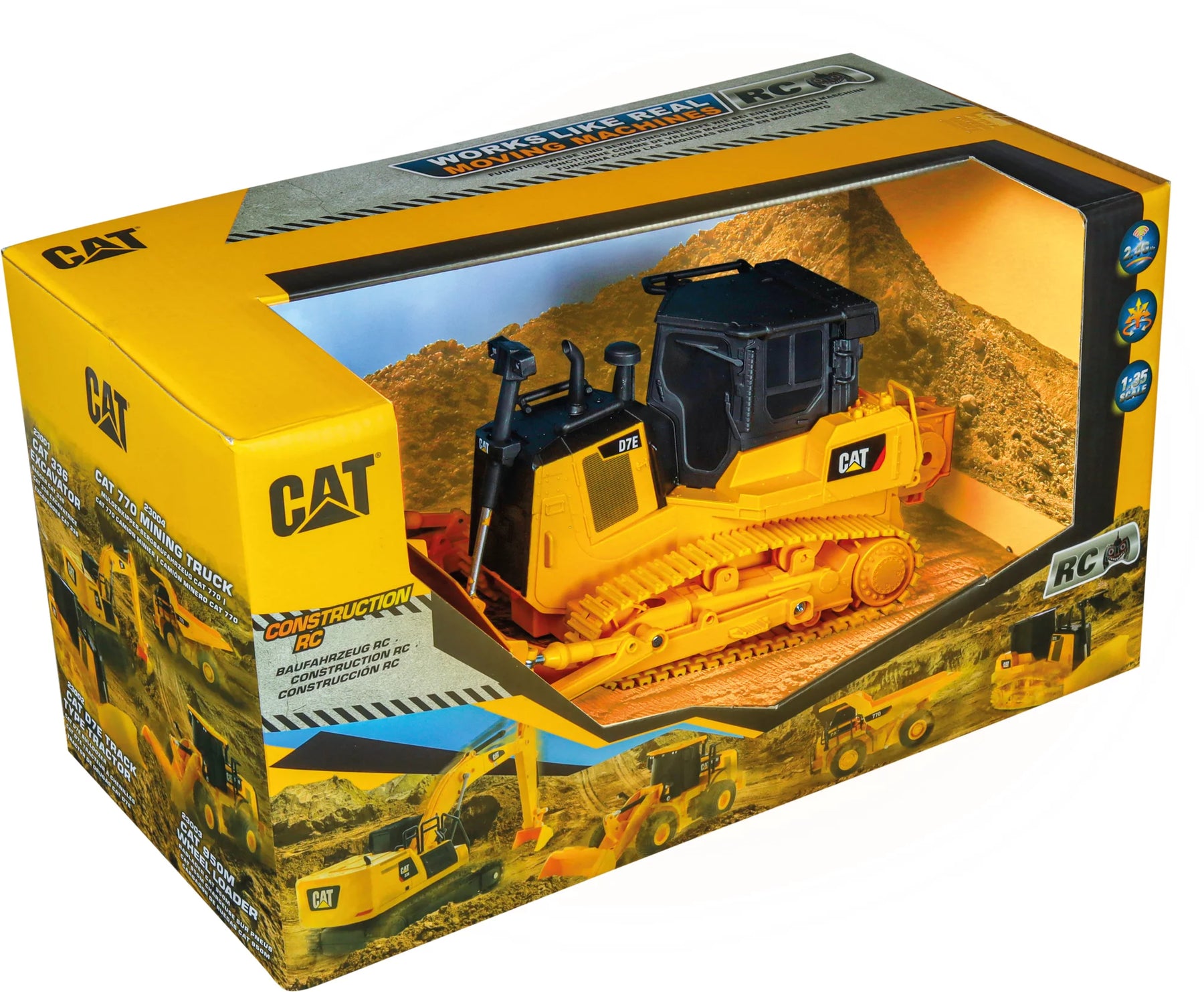 1:35 RC Cat® D7E Bulldozer (B/O)