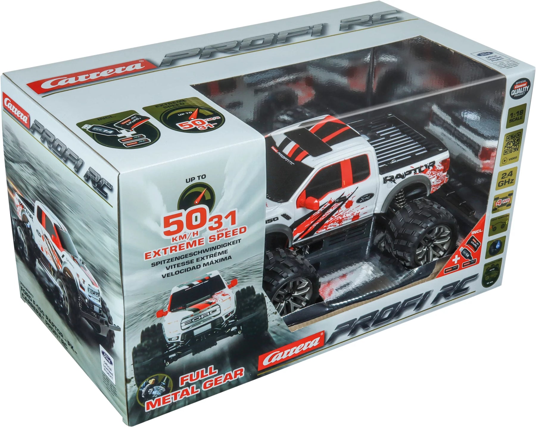 2,4GHz Ford F-150 Raptor -PX- Carrera Profi RC