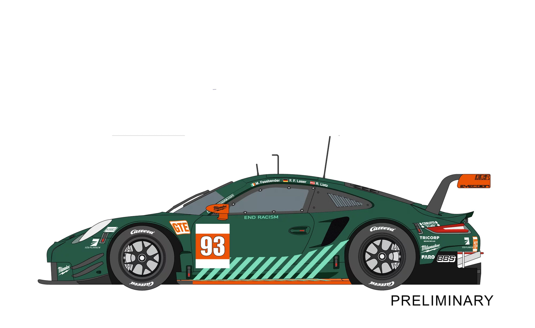 Porsche 911 RSR "Proton Competition, No.93"