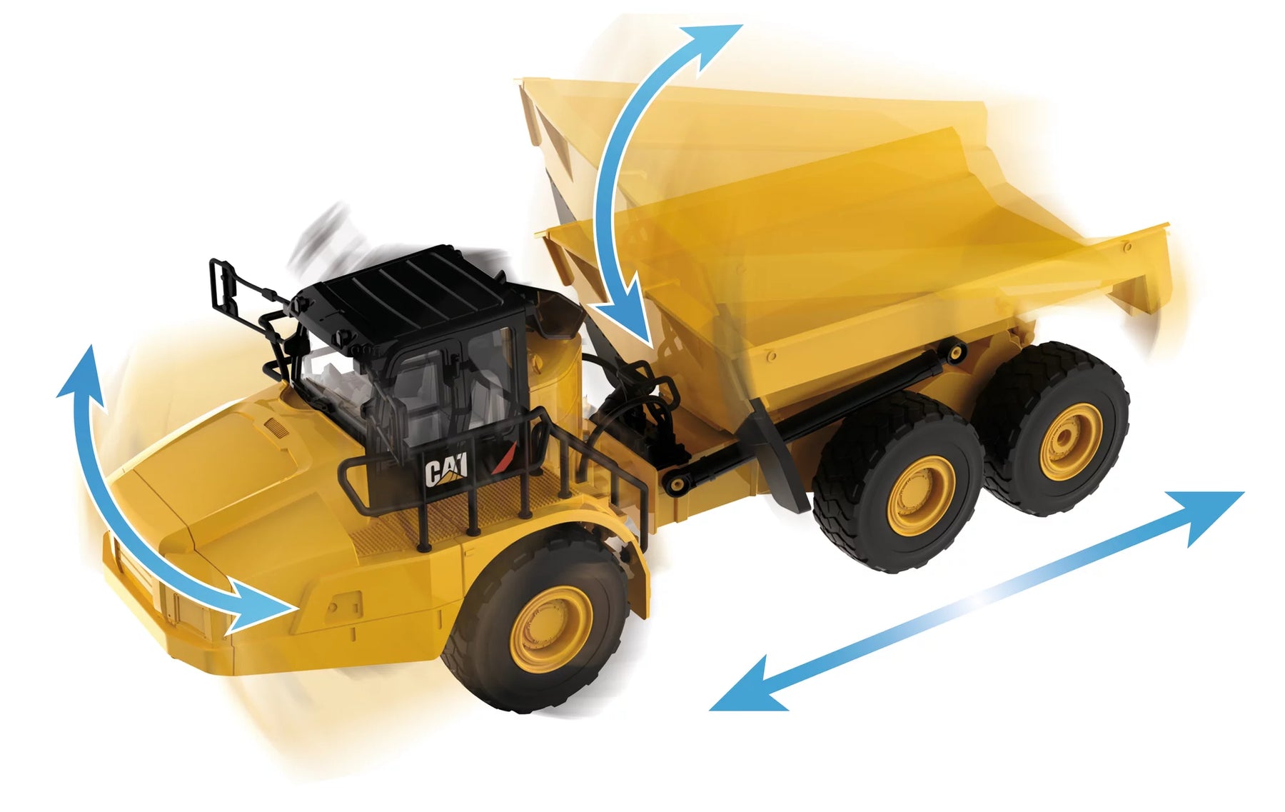 1:24 RC Cat® 745 Gelenkmuldenkipper