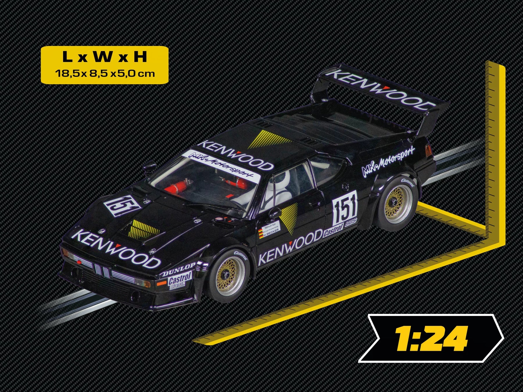 BMW M1 Procar "MK-Motorsport, No.151" DRM 1986