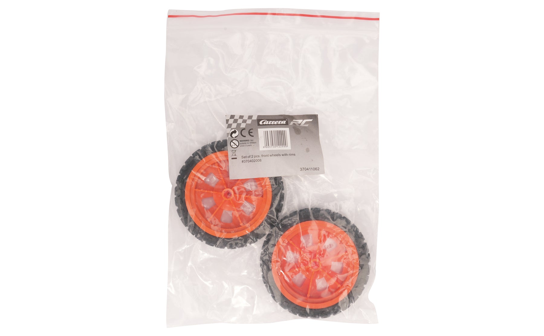 Carrera RC Set mit zwei Vorderrädern und Felgen 370411062 in Verpackung