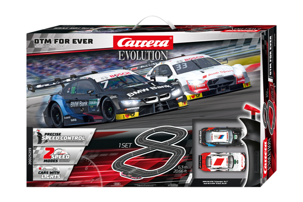 The classic among the car racing tracks: Carrera Evolution