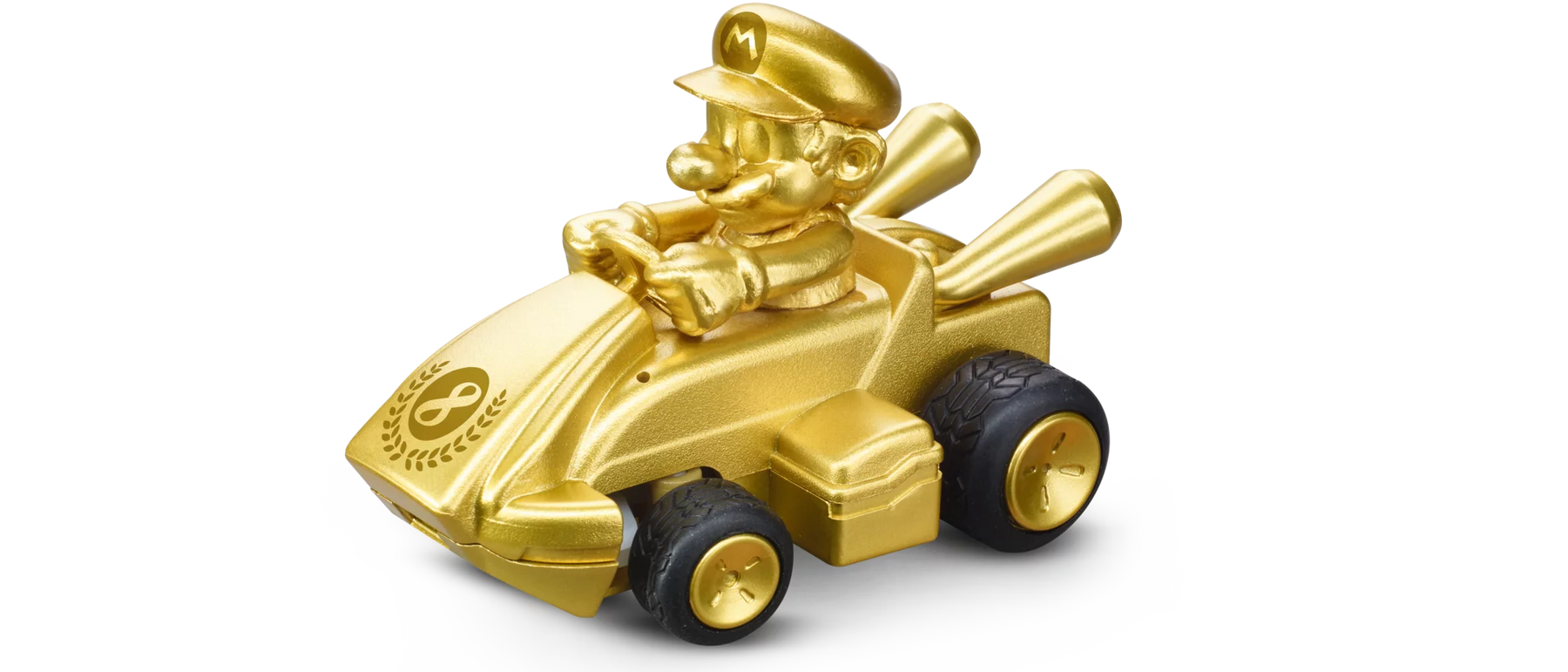 2,4GHz Mario Kart(TM) Mini RC, Mario - Gold (Paperbox)