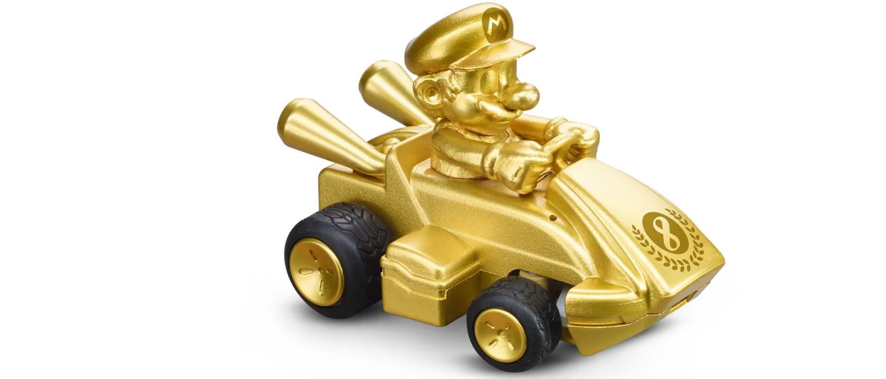 2,4GHz Mario Kart(TM) Mini RC, Mario - Gold (Paperbox)