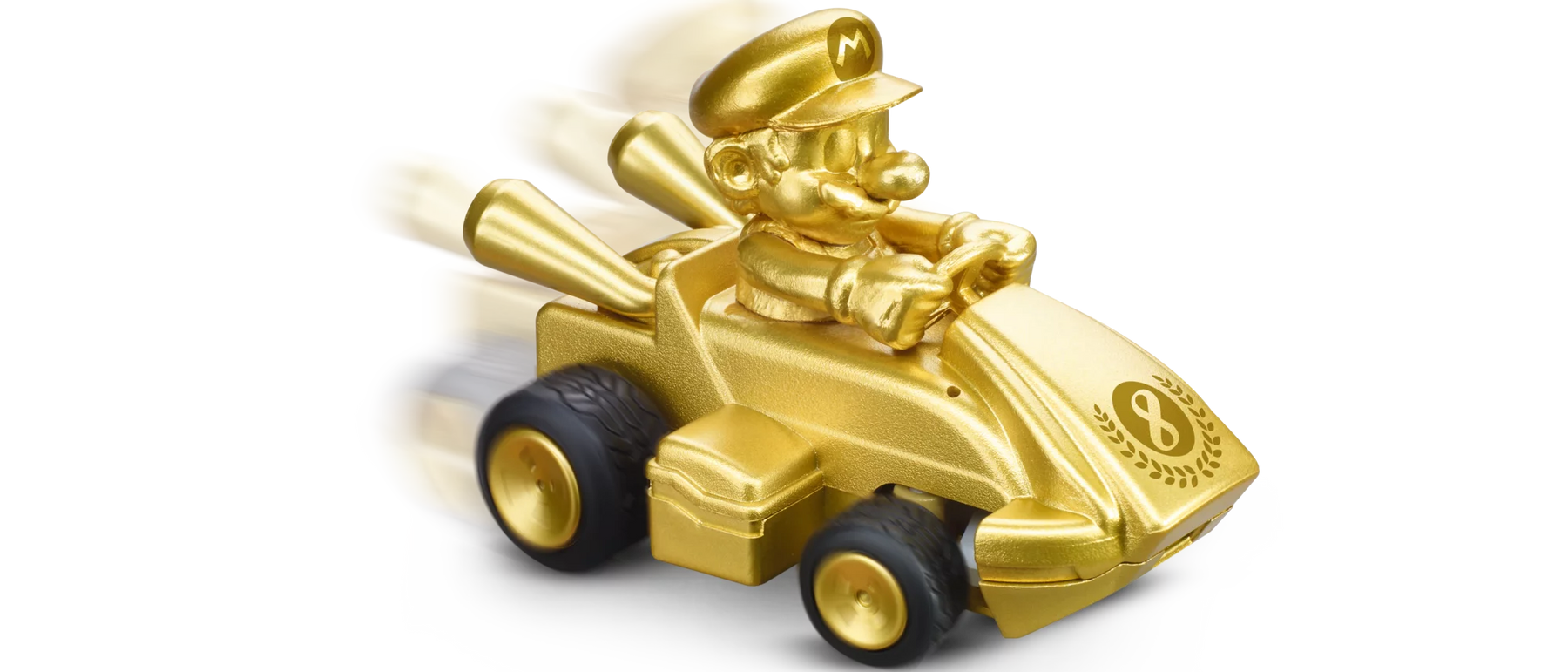 2,4GHz Mario Kart(TM) Mini RC, Mario - Gold (Paperbox)