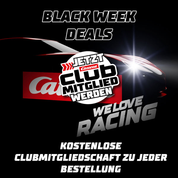 BLACK WEEK POWER – Clubvorteile sichern & Rennfeeling genießen
