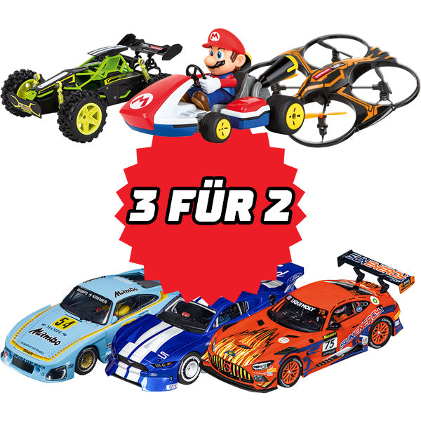 Kaufe 3 Slotcars oder RC´s - zahle nur 2