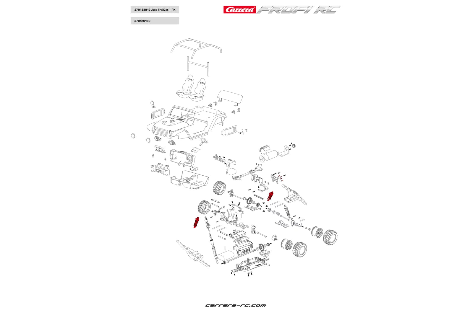 Dämpfersatz 2 Stk. - Profi RC