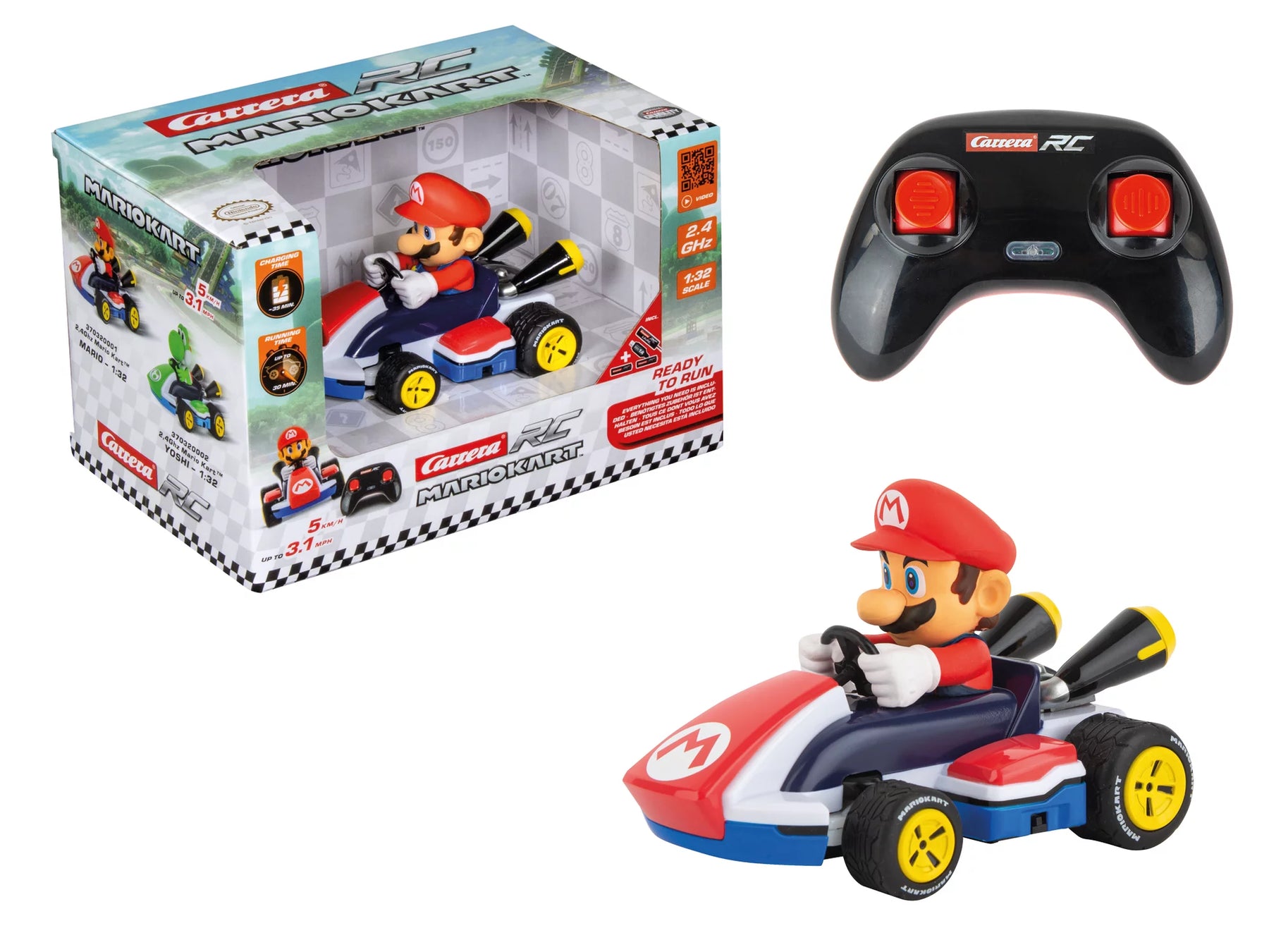 2,4GHz Mario Kart™ Race Kart 1:32, Mario