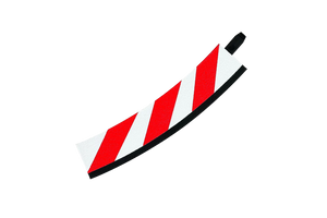 Inside Shoulder for high banked curve 2/30° (6), end piece (2)