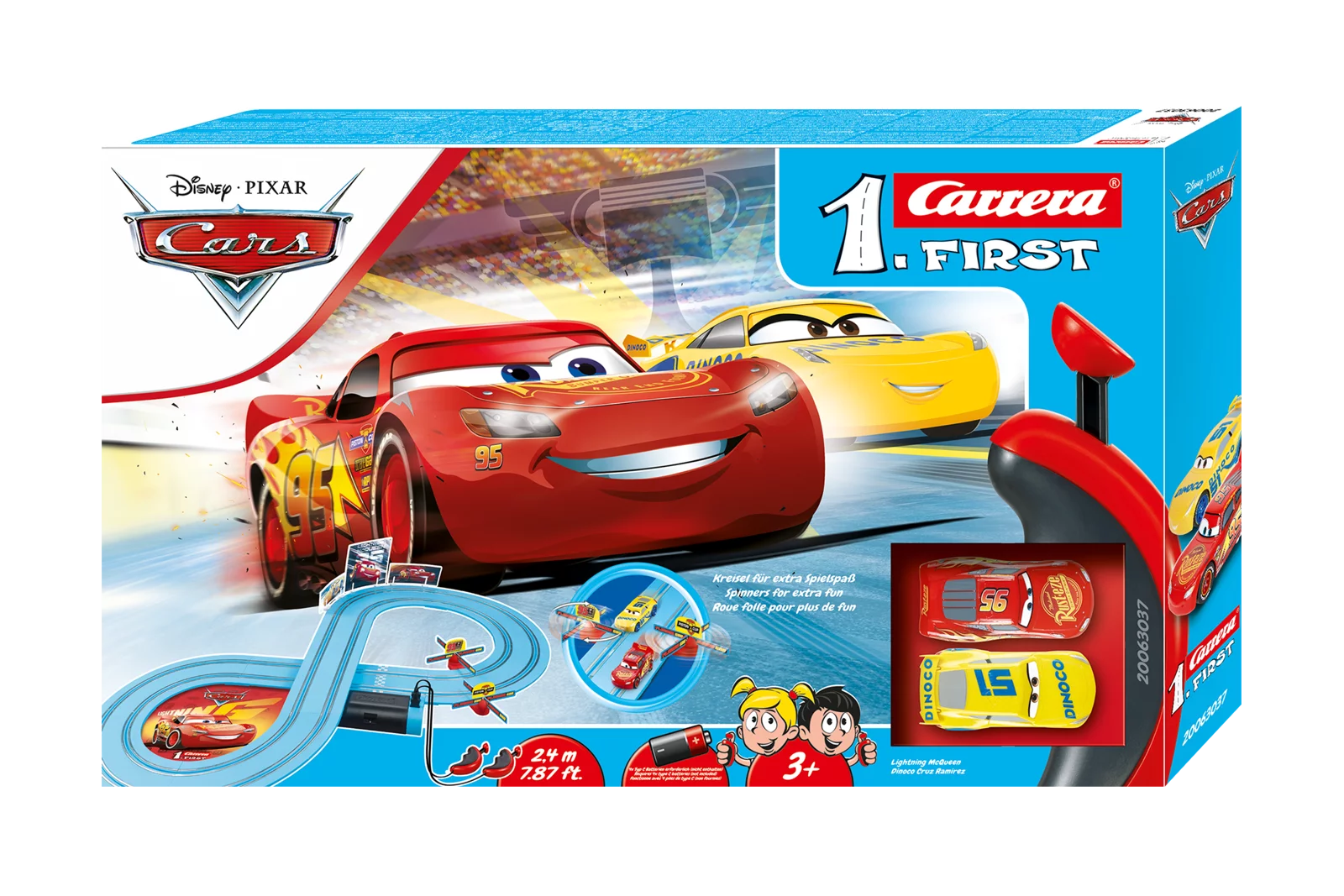 rayo mcqueen juguettos carrera first