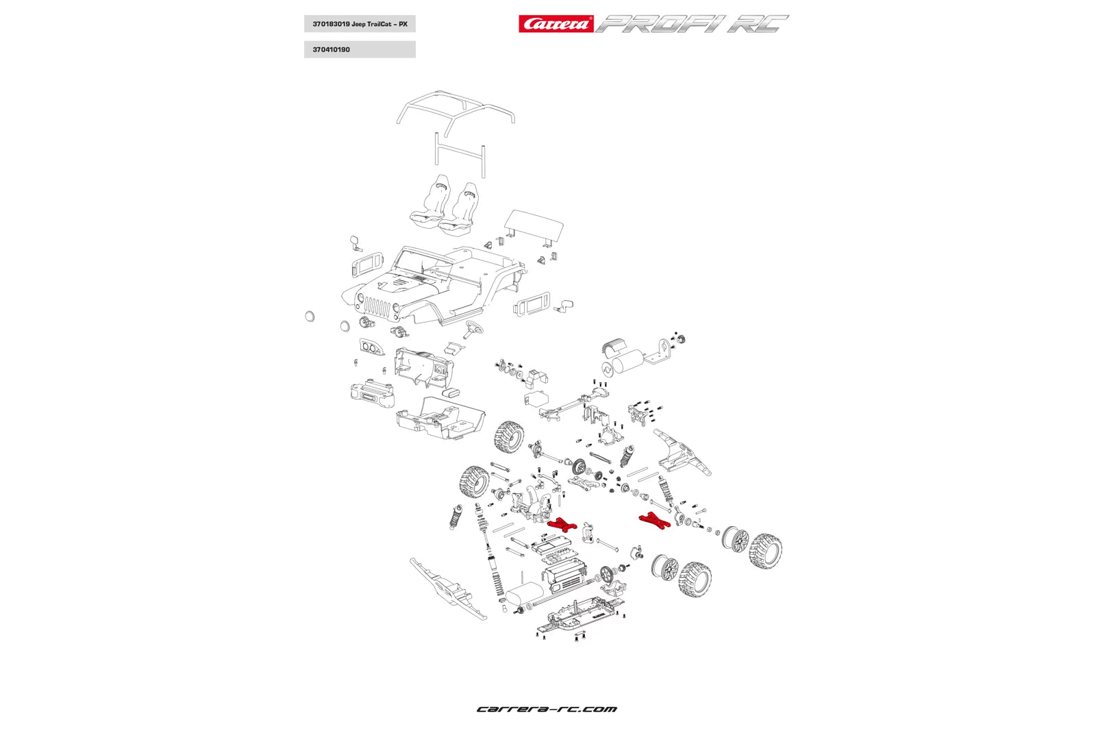 Querlenker vorne/hinten - Profi RC