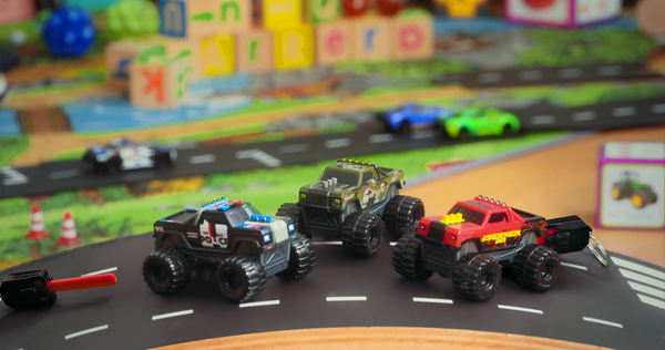 A monster (truck) for your pocket! Power and speed on the keychain