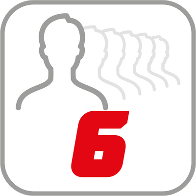 Up to 6 drivers
