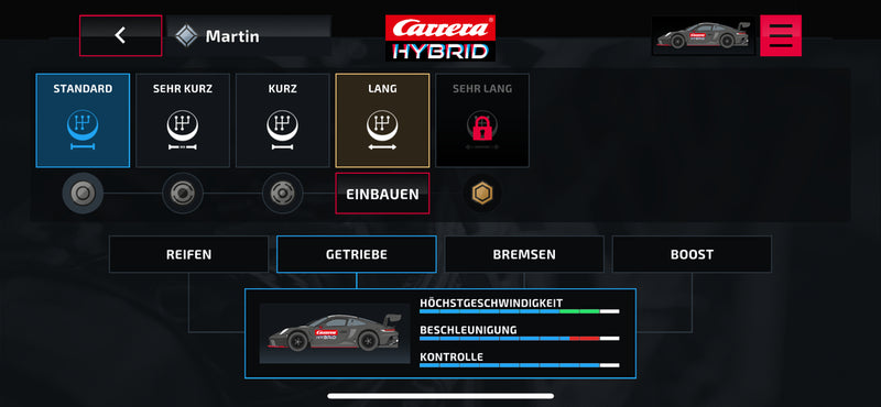 Einblicke in die App