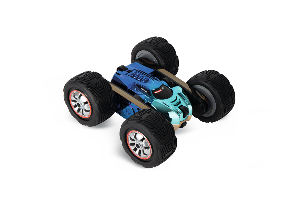 Carrera Turnator: coche RC con acrobacias de 360° & vuelco