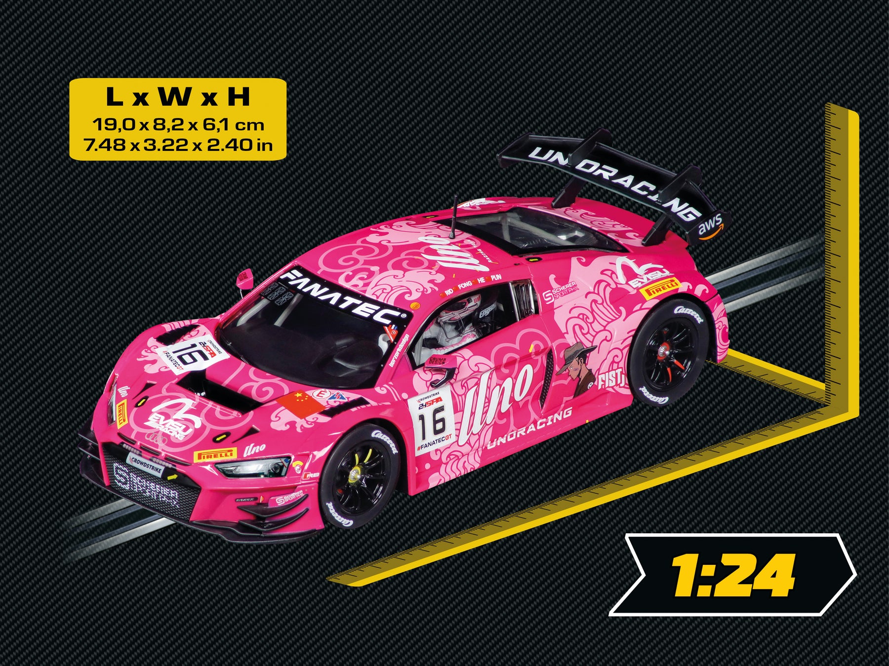 Audi R8 LMS GT3 evo II "Uno Racing Team, No.16"