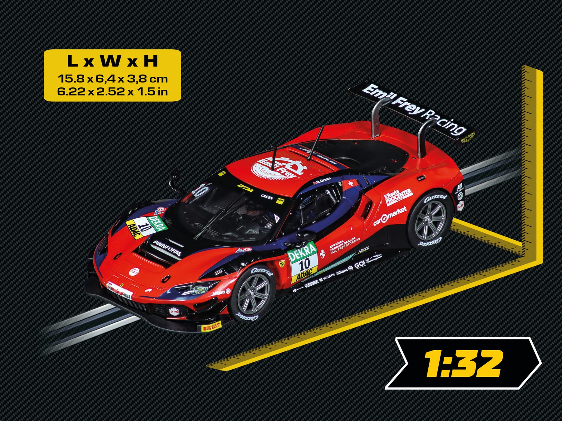 Ferrari 296 GT3 "Emil Frey Racing, No.10", DTM 2025