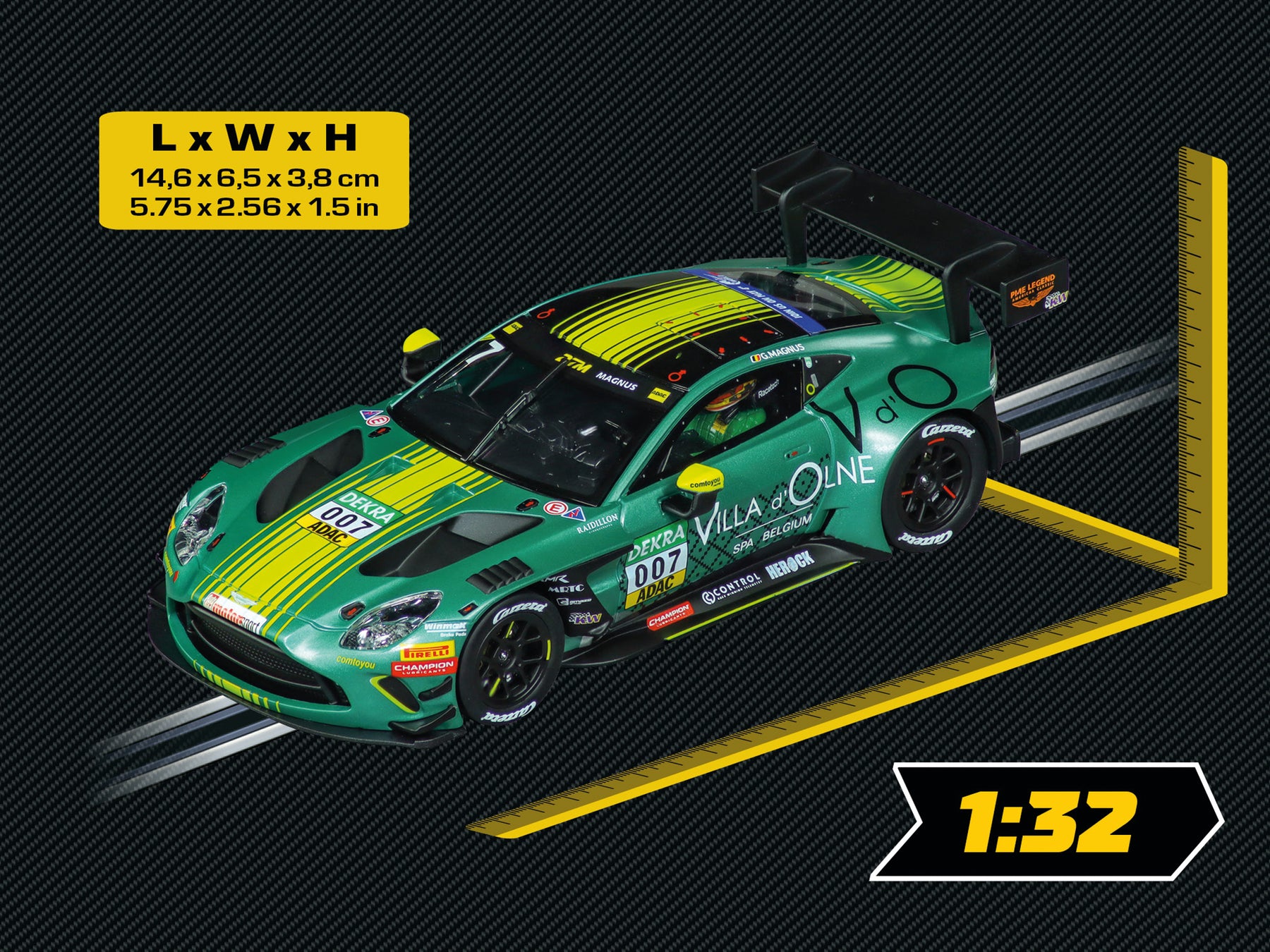 Aston Martin Vantage GT3 Evo „Comtoyou Racing,007" DTM 2025-ös szám”