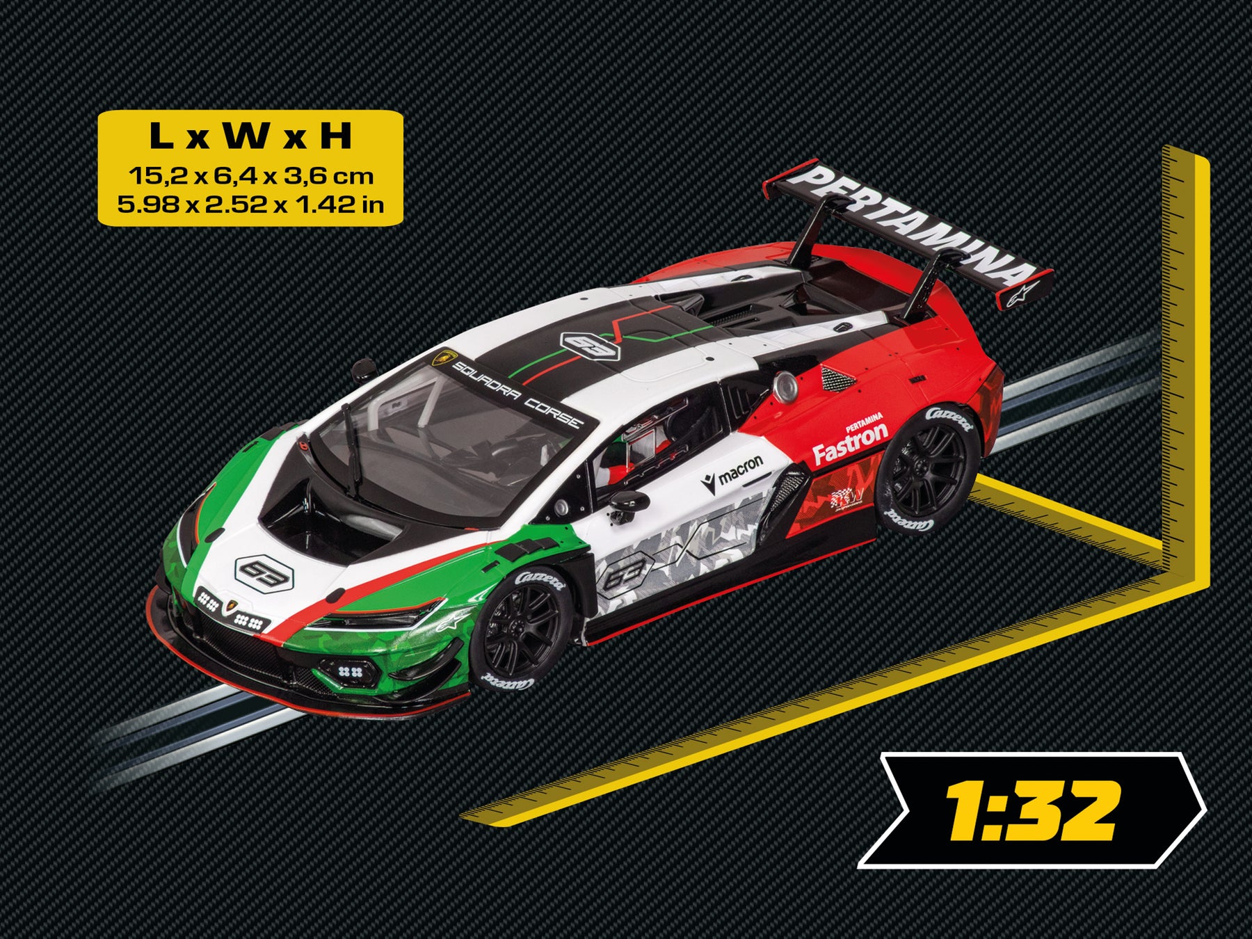 Lamborghini Temerario GT3 "Tricolore, No.63"