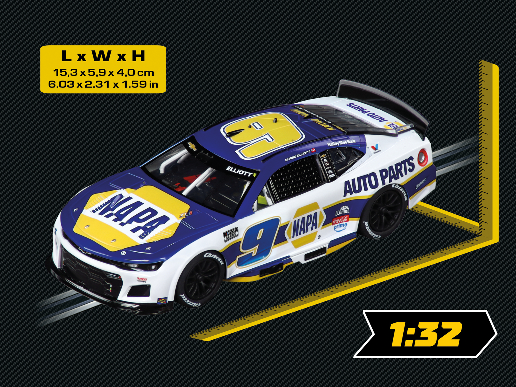 NASCAR Camaro NextGen ZL1 « Hendrick Motorsports, Chase Elliott, n°9" Saison 2026 »