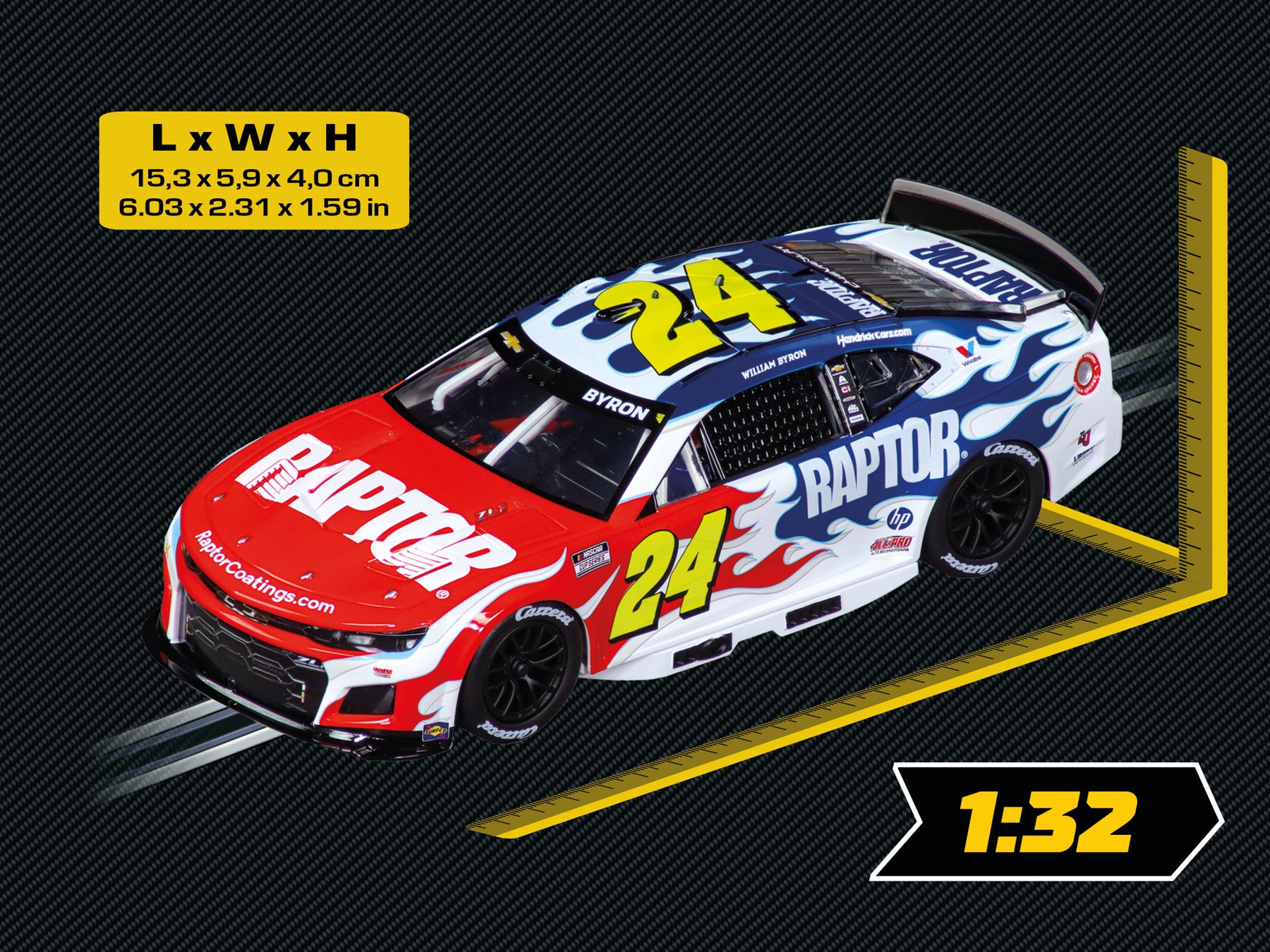 NASCAR Camaro NextGen ZL1 "Hendrick Motorsports, William Byron, No.24" Season 2026