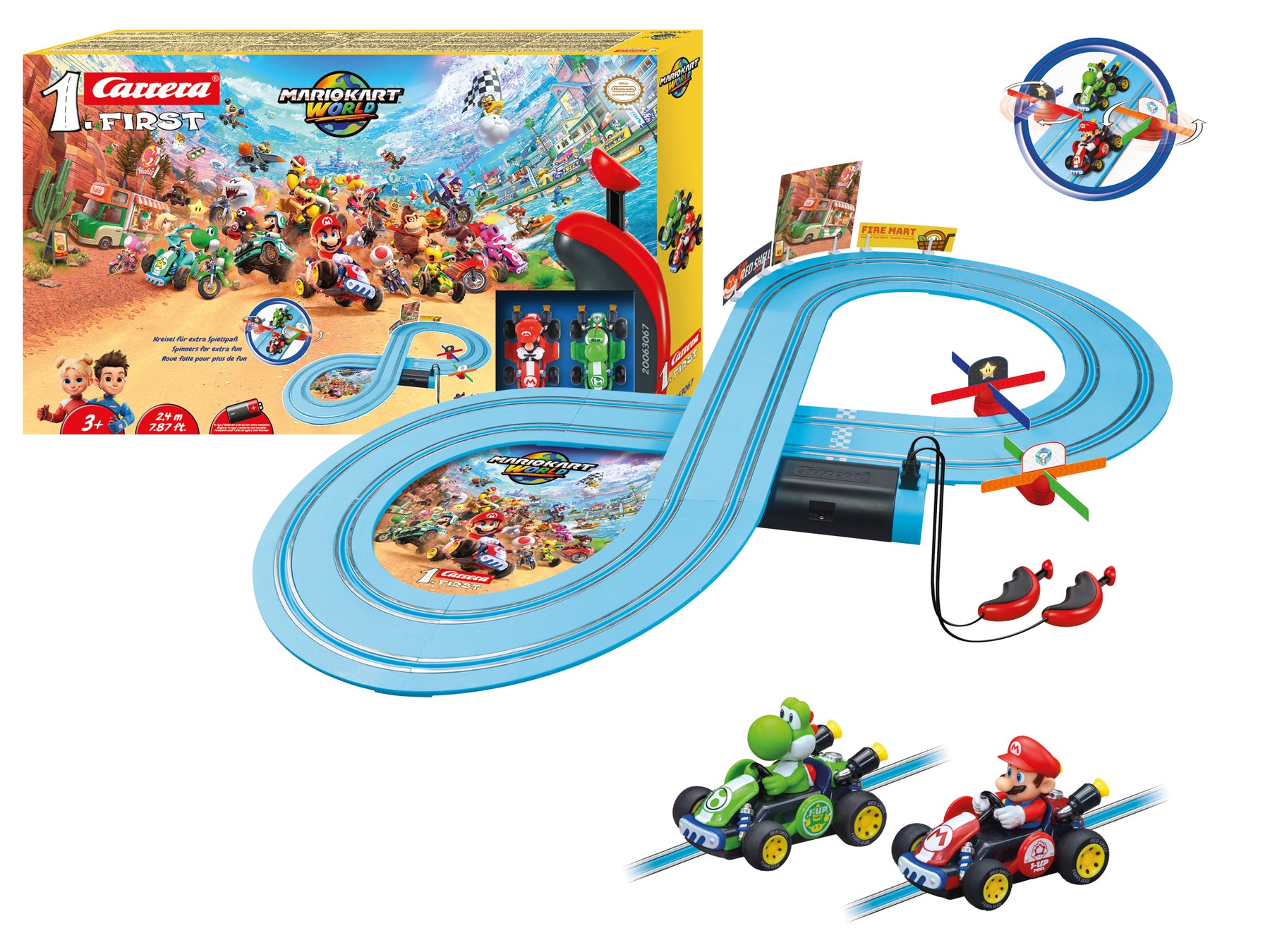 Mario Kart World Mario vs. Yoshi