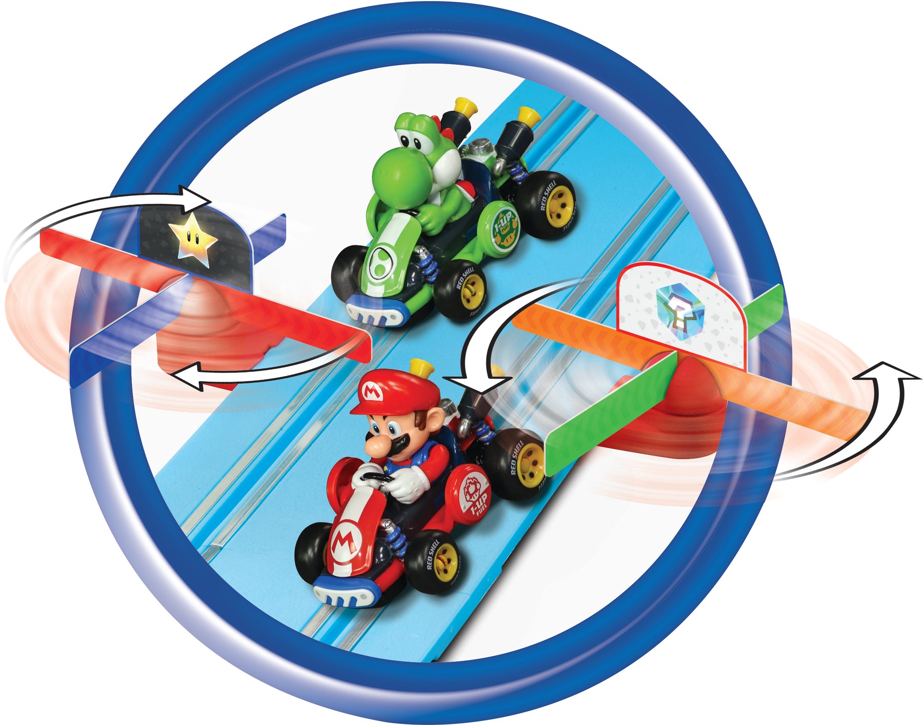 Mario Kart World Mario vs. Yoshi