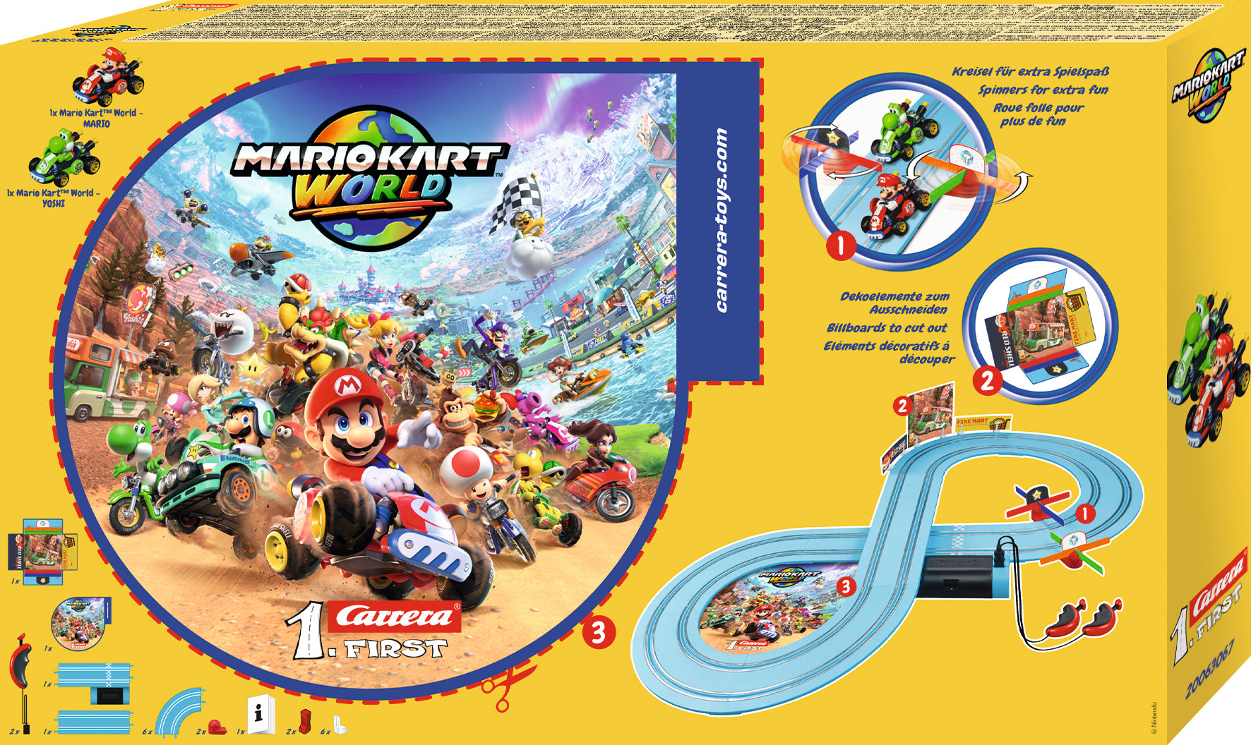 Mario Kart World Mario vs. Yoshi