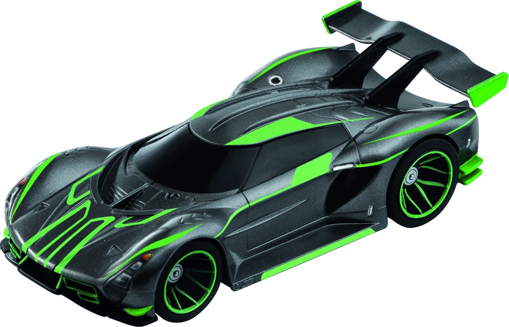 Hypercar anthracite/neon green
