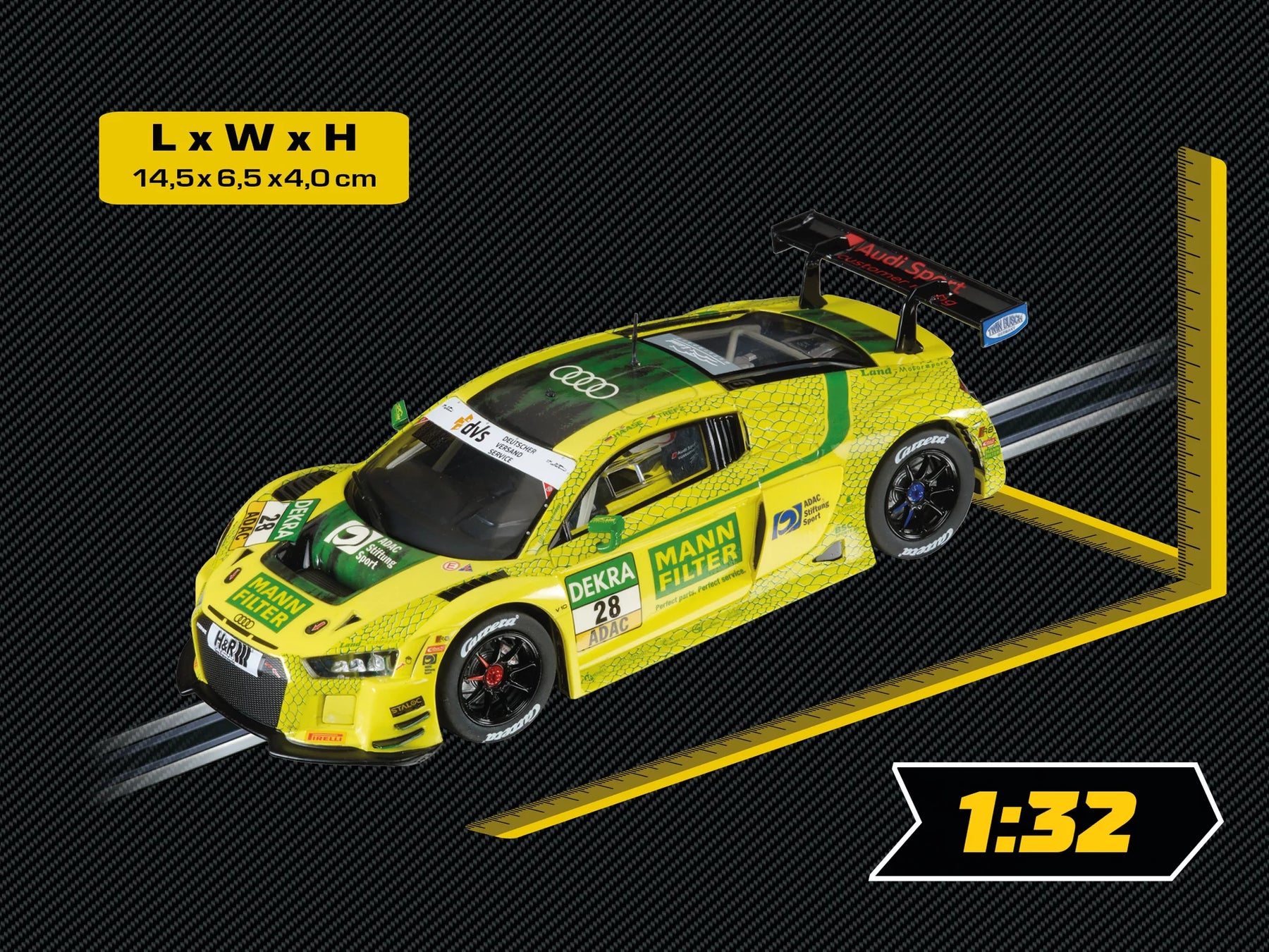 Audi R8 LMS GT3 "MANN-FILTER Land Motorsport, No.28"