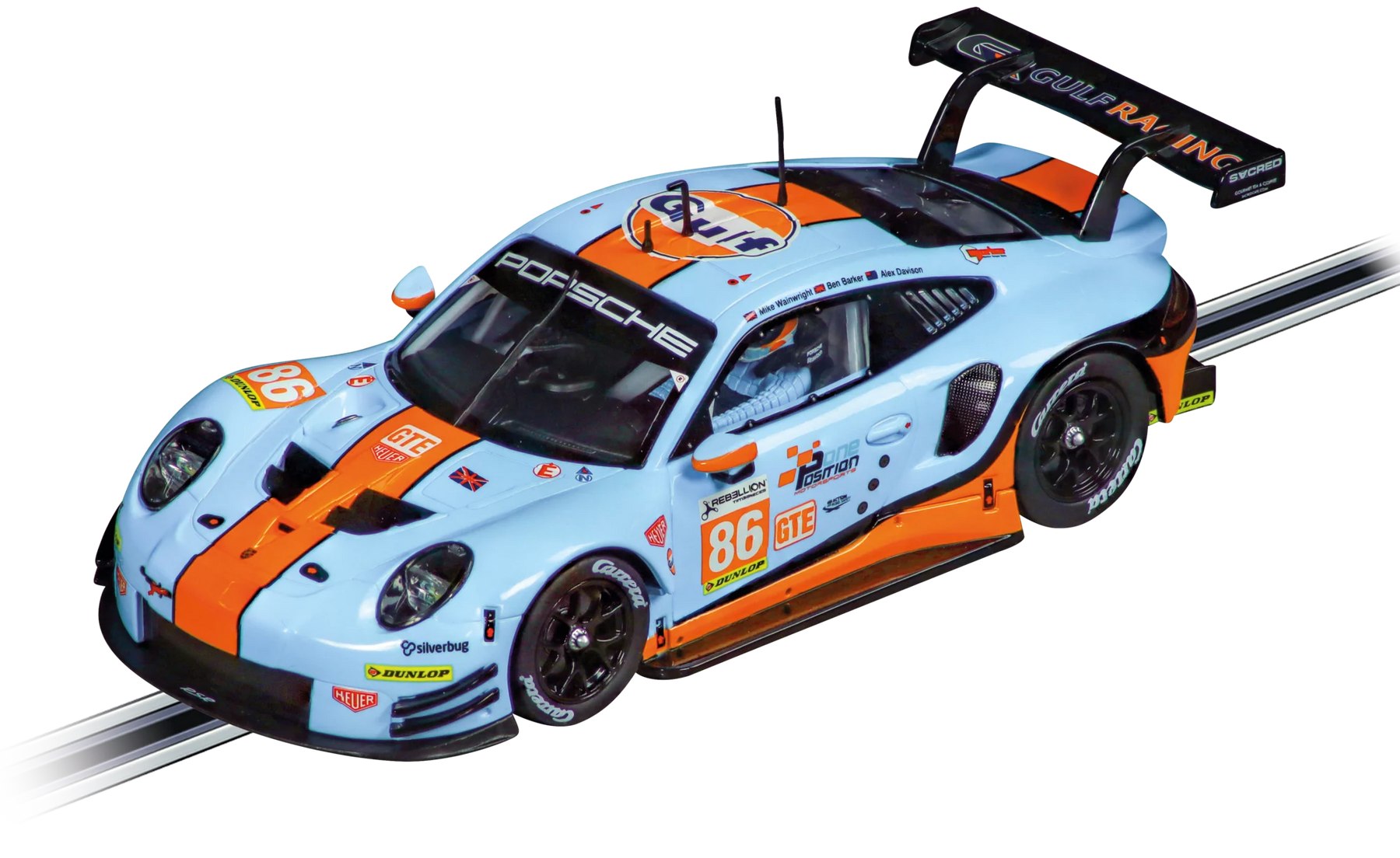 Porsche 911 RSR "Gulf Racing, Mike Wainwright, No.86", Silverstone 2018