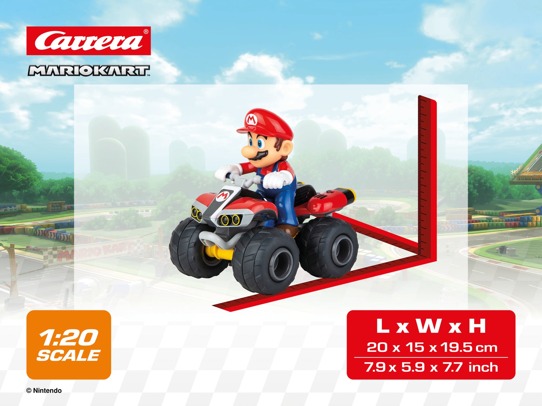 2,4GHz Mario Kart™,  Mario - Quad