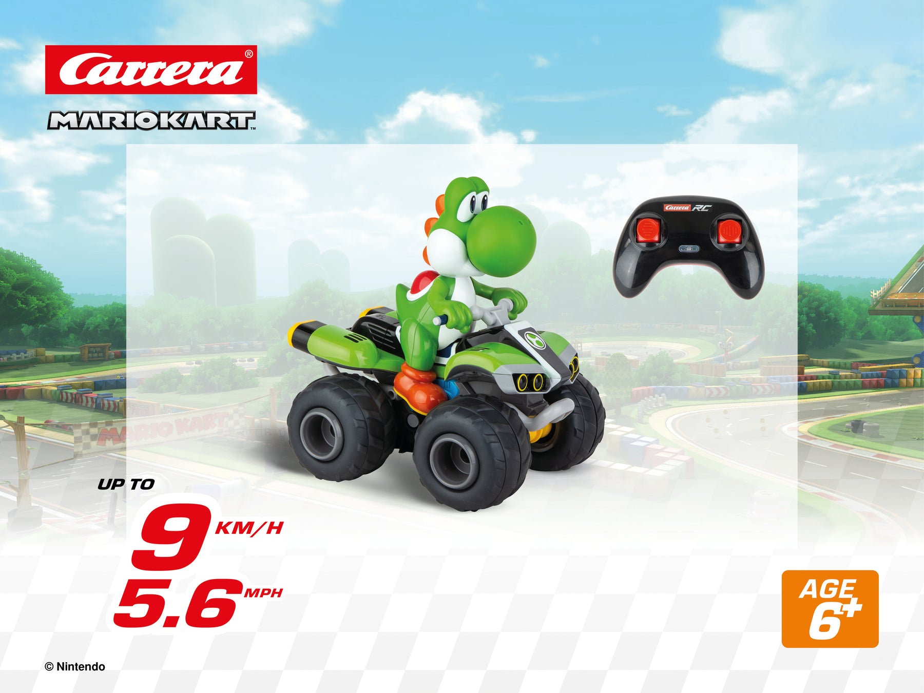 2,4GHz Mario Kart™,  Yoshi - Quad