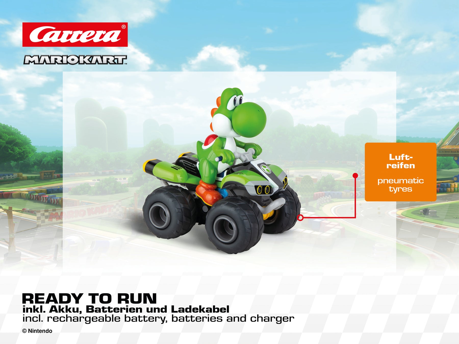 2,4GHz Mario Kart™,  Yoshi - Quad
