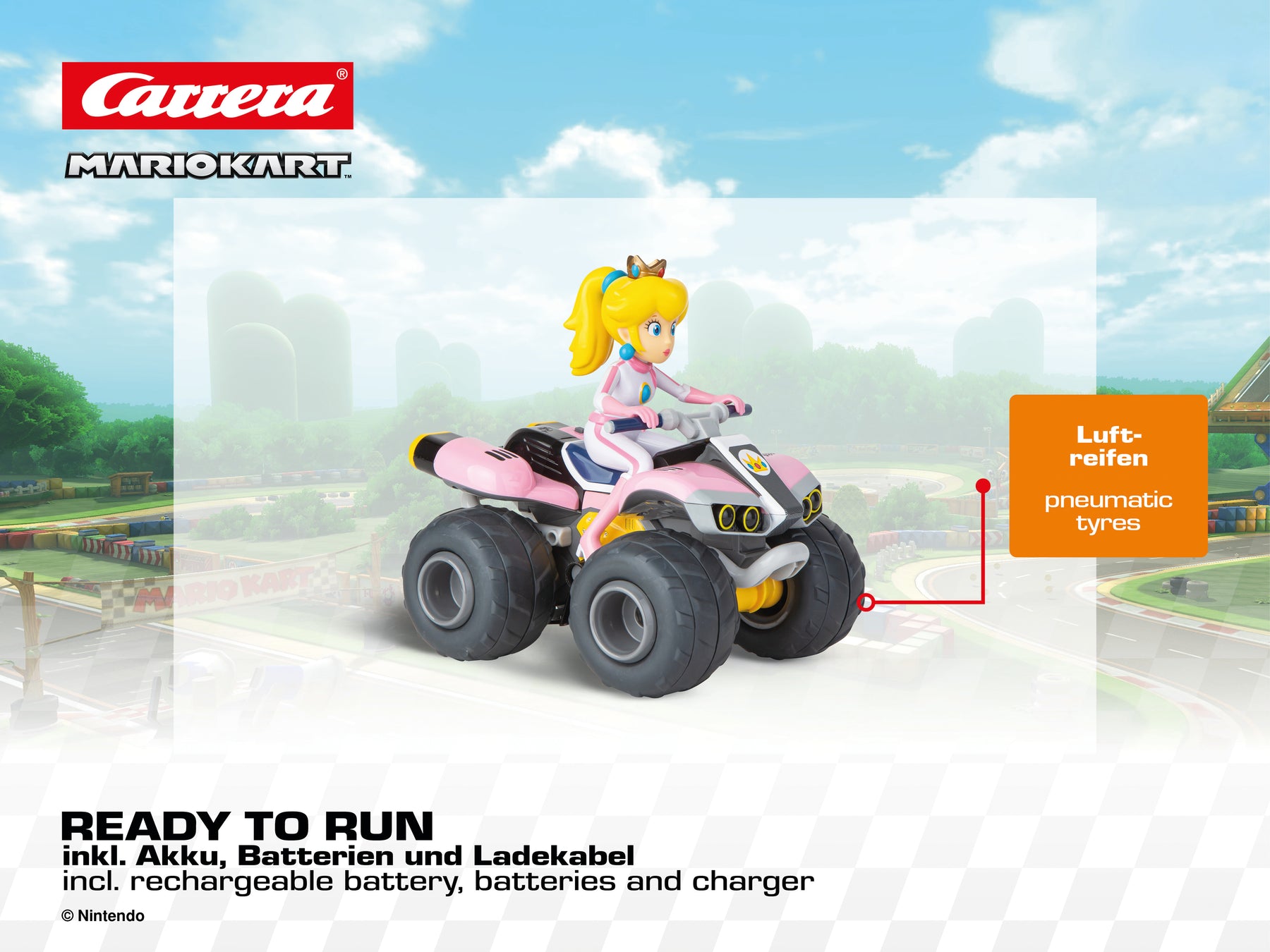 2,4GHz Mario Kart™,  Peach - Quad