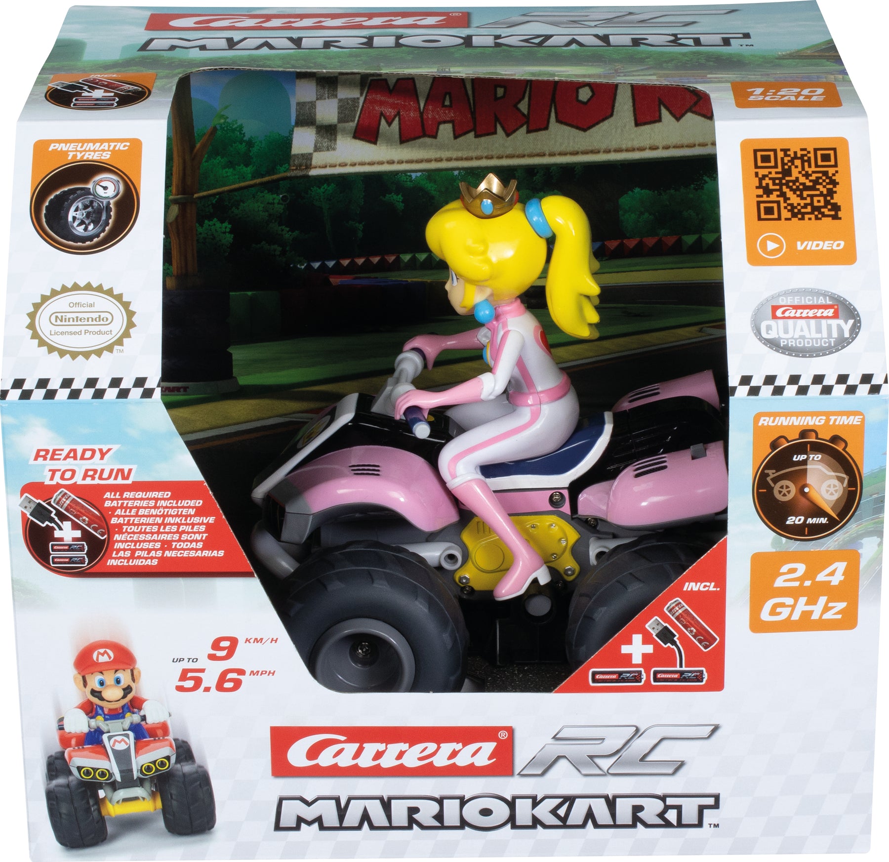 2,4GHz Mario Kart™,  Peach - Quad