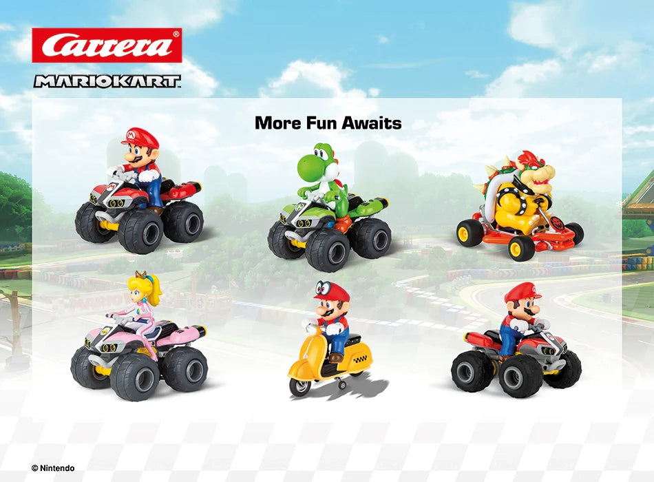Carrera 2,4GHz Mario Kart, Yoshi - Quad - De Boer Carrera 2,4GHz Mario Kart, Yoshi - Quad - De Boer