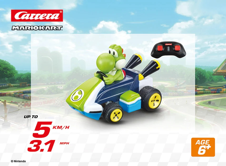 Carrera - 370430004P - 2.4GHz Mario Kart Mini RC, Yoshi (Paperbox Carrera - 370430004P - 2.4GHz Mario Kart Mini RC, Yoshi (Paperbox