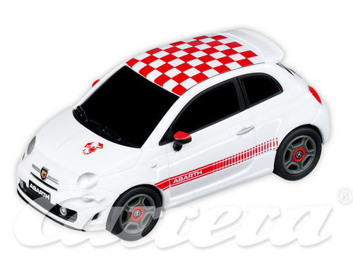 Fiat 500 Abarth white