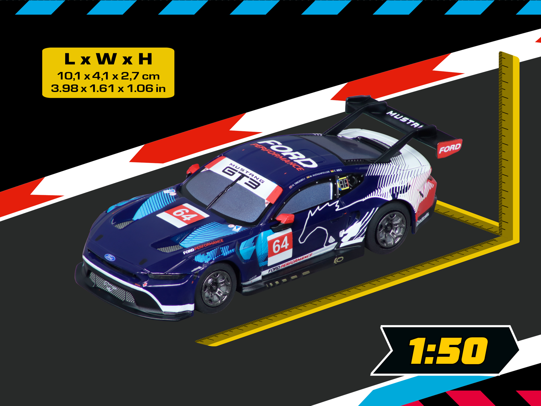 Ford Mustang GT3 "Ford Performance, No.64"