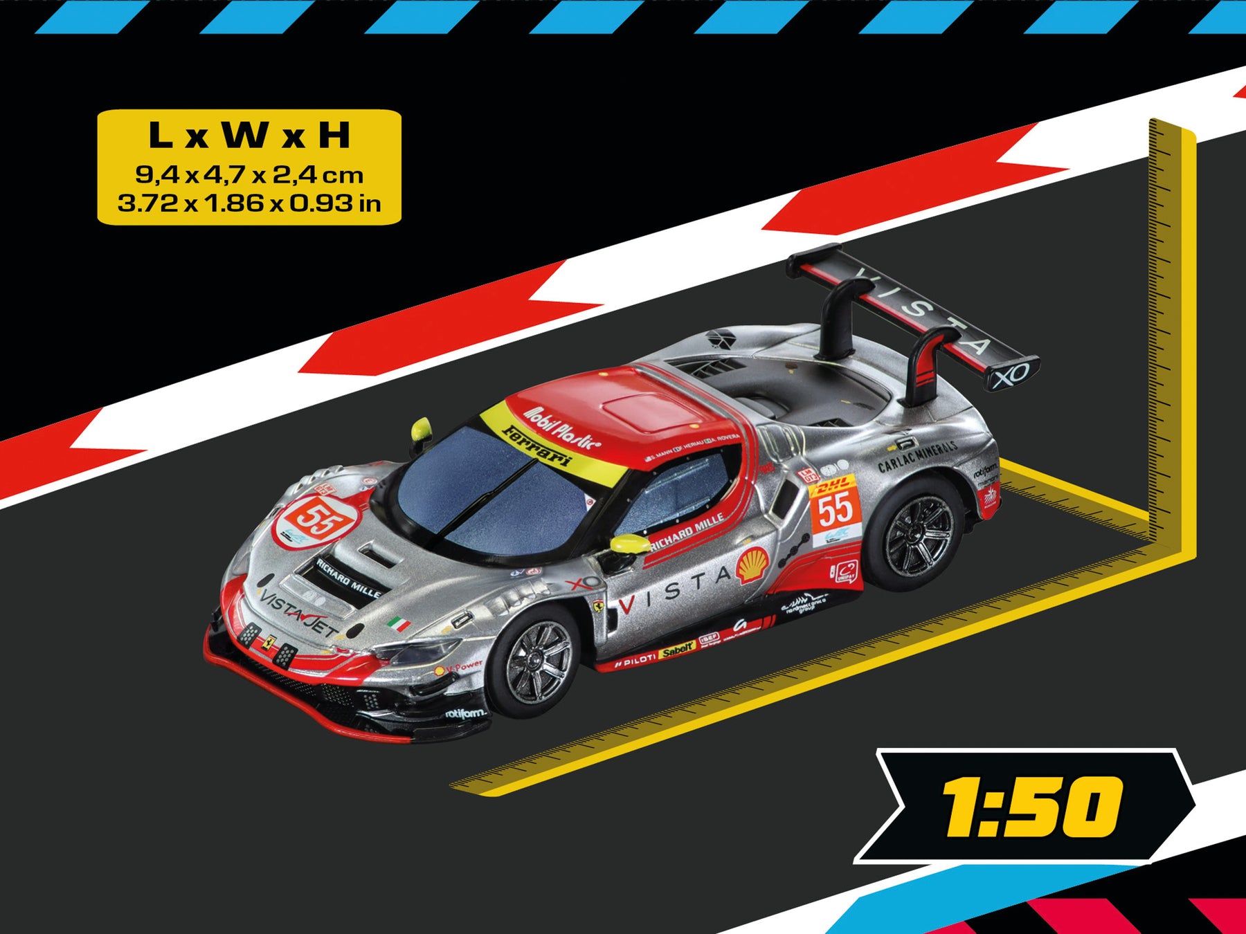 Ferrari 296 GT3 "Vista AF Corse, No.55" FIA WEC 2024