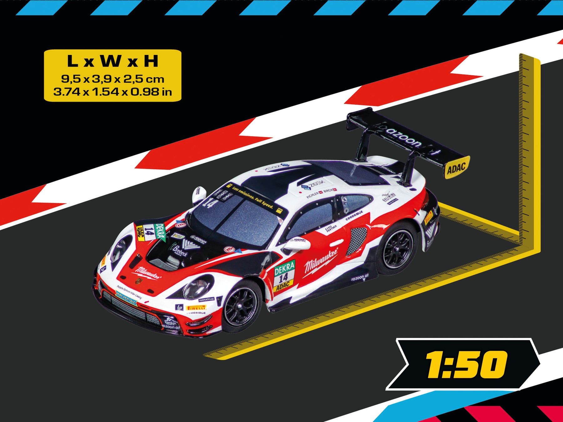 Porsche 911 GT3 R „Razoon – víc než jen závodění, č.14"