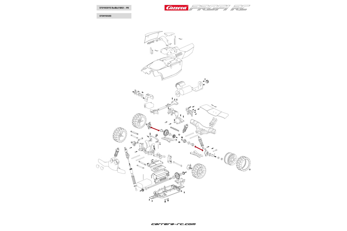 Antriebsknochen hinten - Profi RC