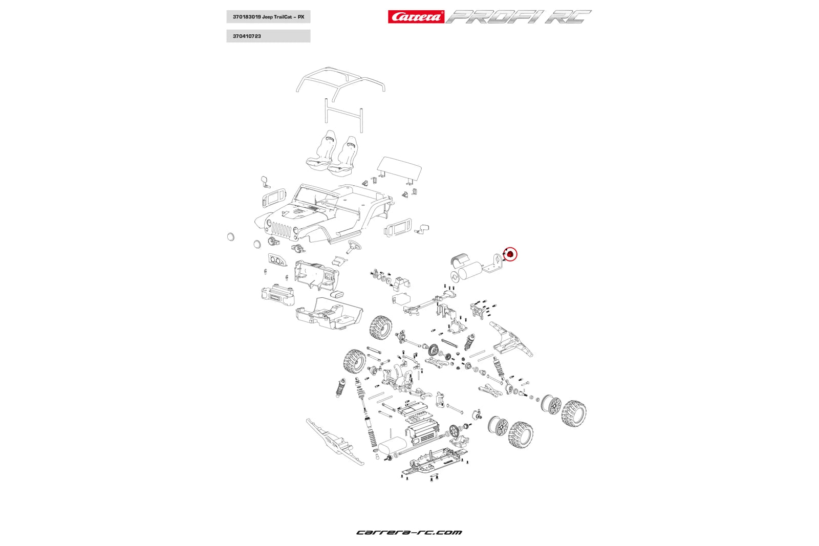 Hauptzahnrad / Ritzel - Profi RC