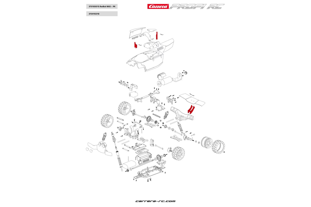 Karosseriehalter für Red Bull NX2 (183008)